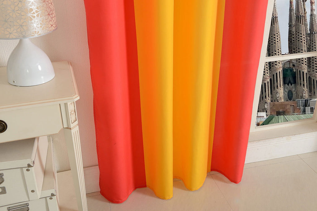 Gardine Vorhang Ösenschal »GLOBAL« Flagge Fußball Fan Flag Banner Landesfarben 20360