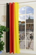 Gardine Vorhang Ösenschal »GLOBAL« Flagge Fußball Fan Flag Banner Landesfarben 20360