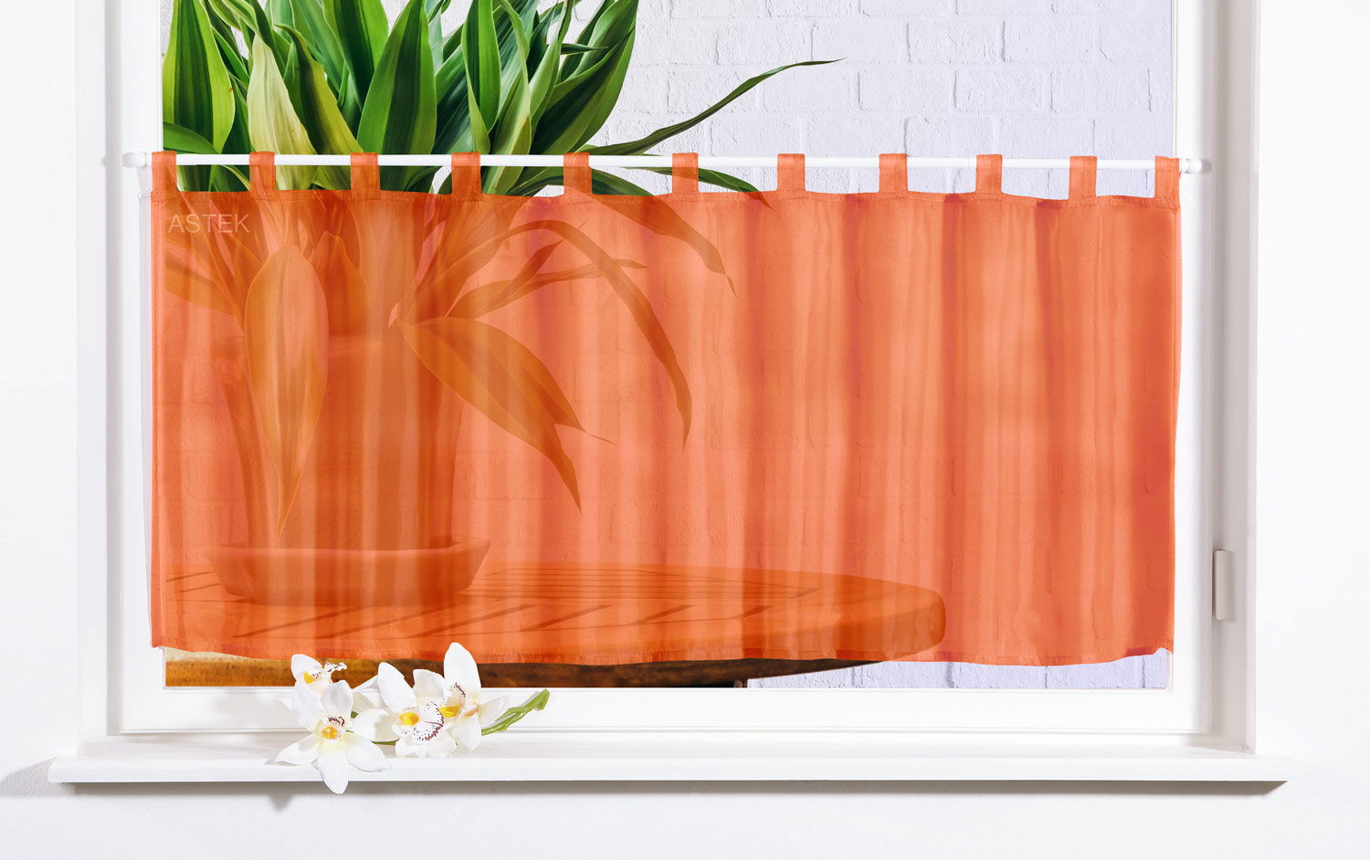 Scheibengardine »UNI« Voile transparent 61070