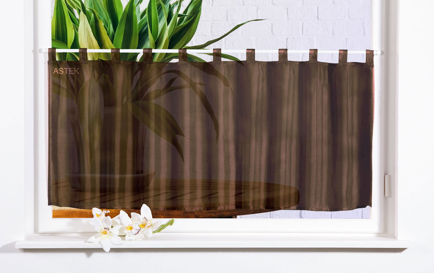 Scheibengardine »UNI« Voile transparent 61070