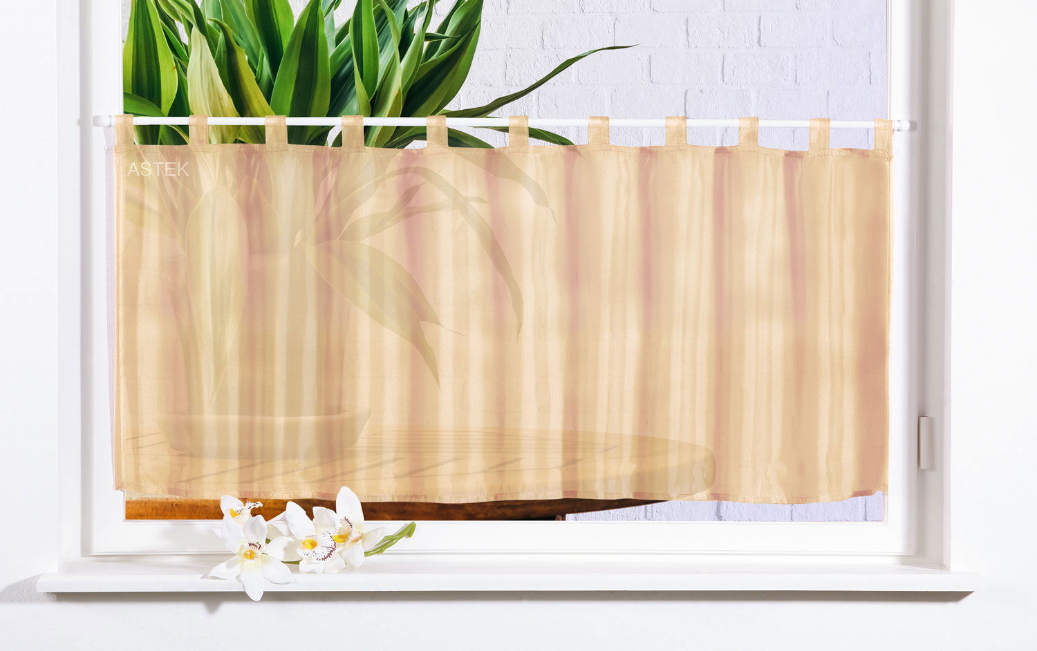 Scheibengardine »UNI« Voile transparent 61070