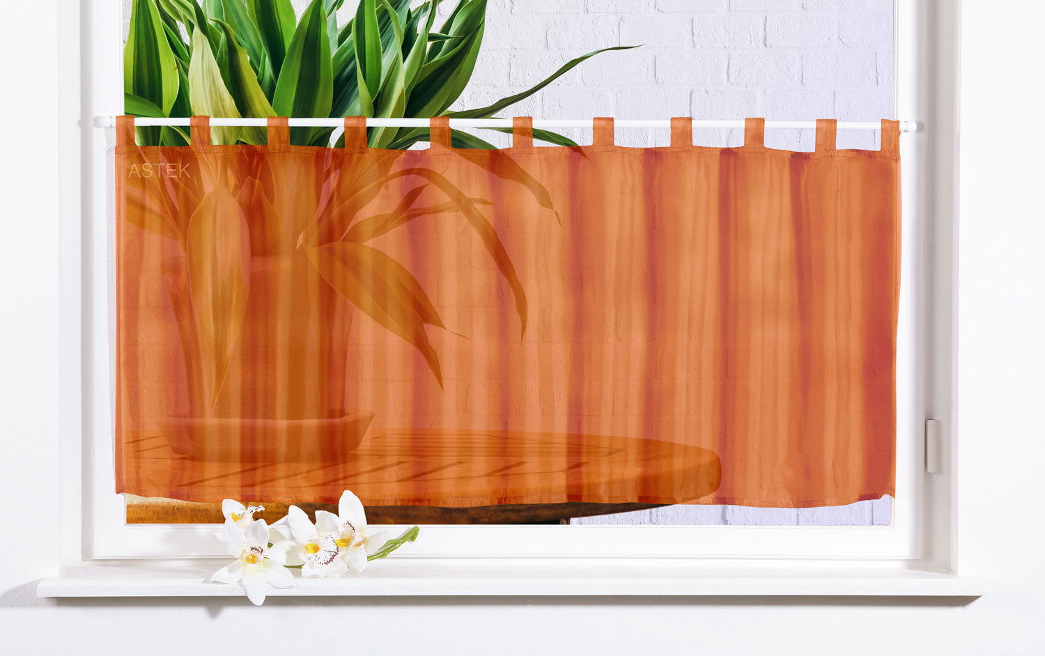 Scheibengardine »UNI« Voile transparent 61070