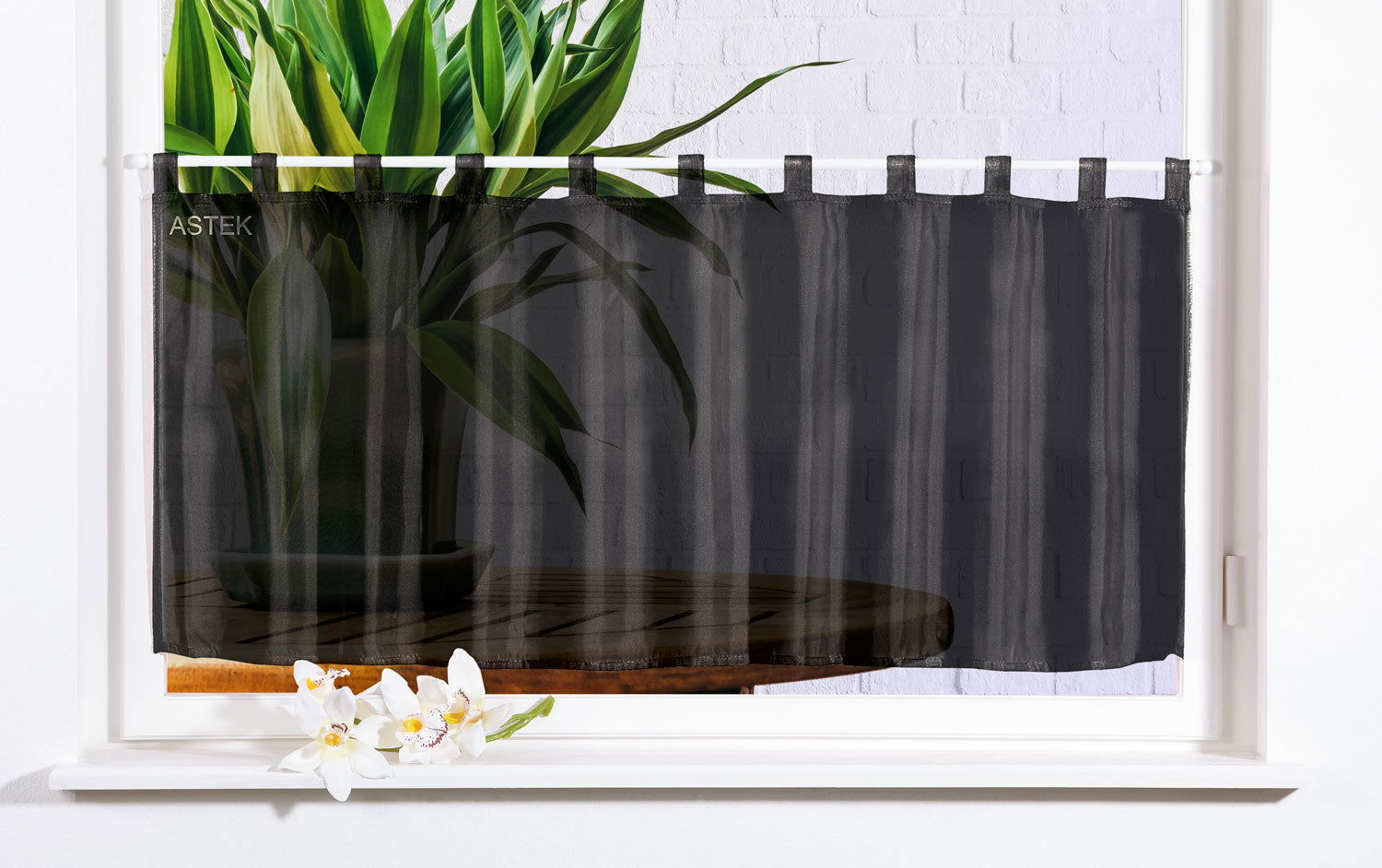 Scheibengardine »UNI« Voile transparent 61070