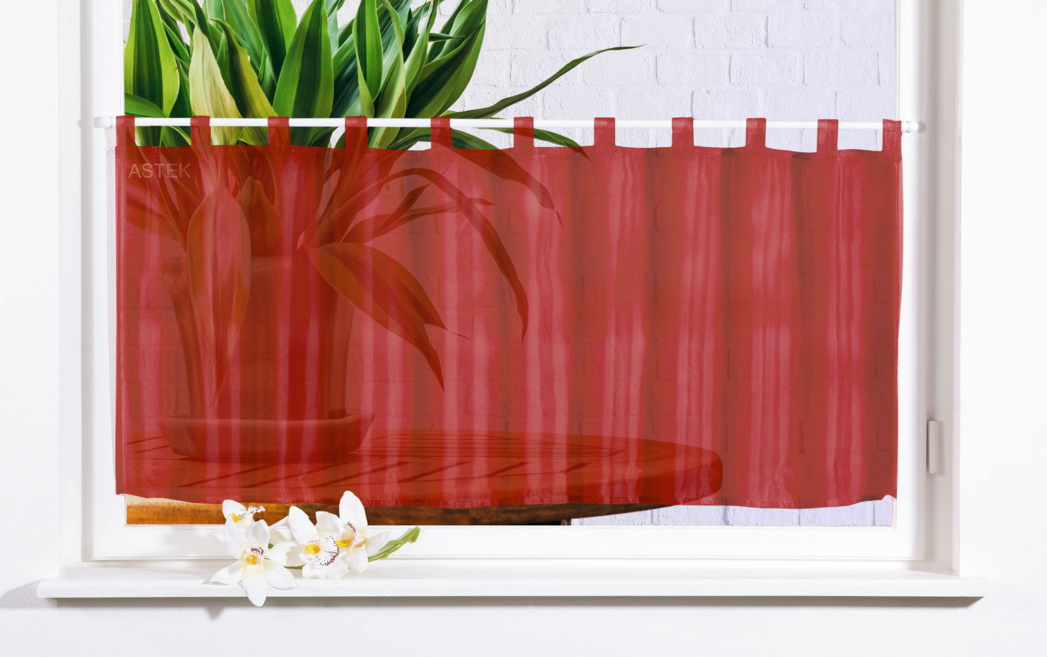 Scheibengardine »UNI« Voile transparent 61070
