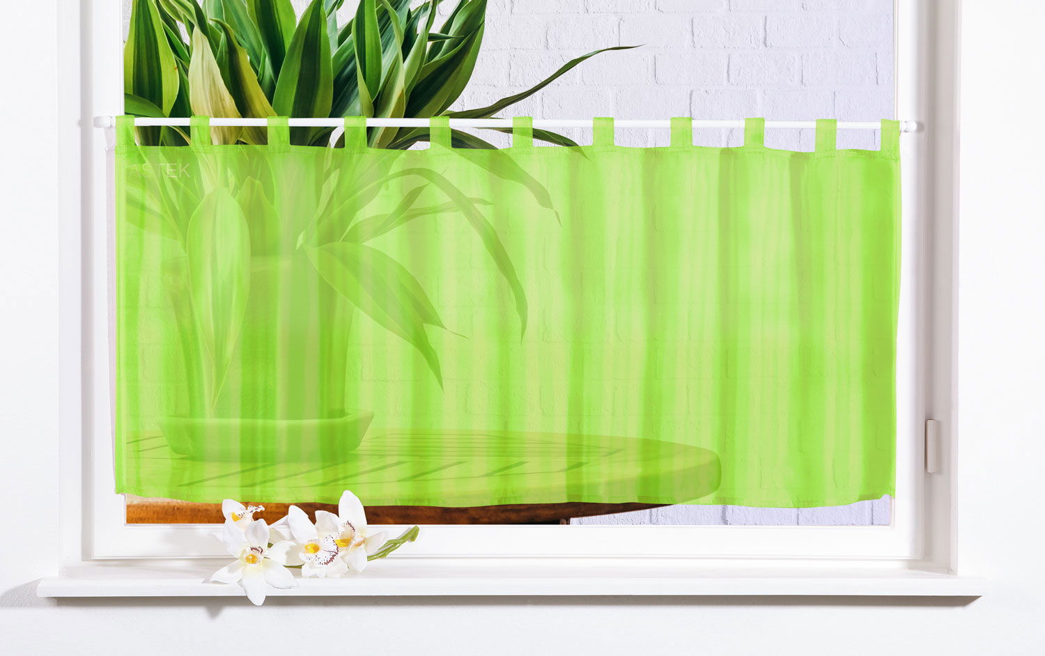 Scheibengardine »UNI« Voile transparent 61070