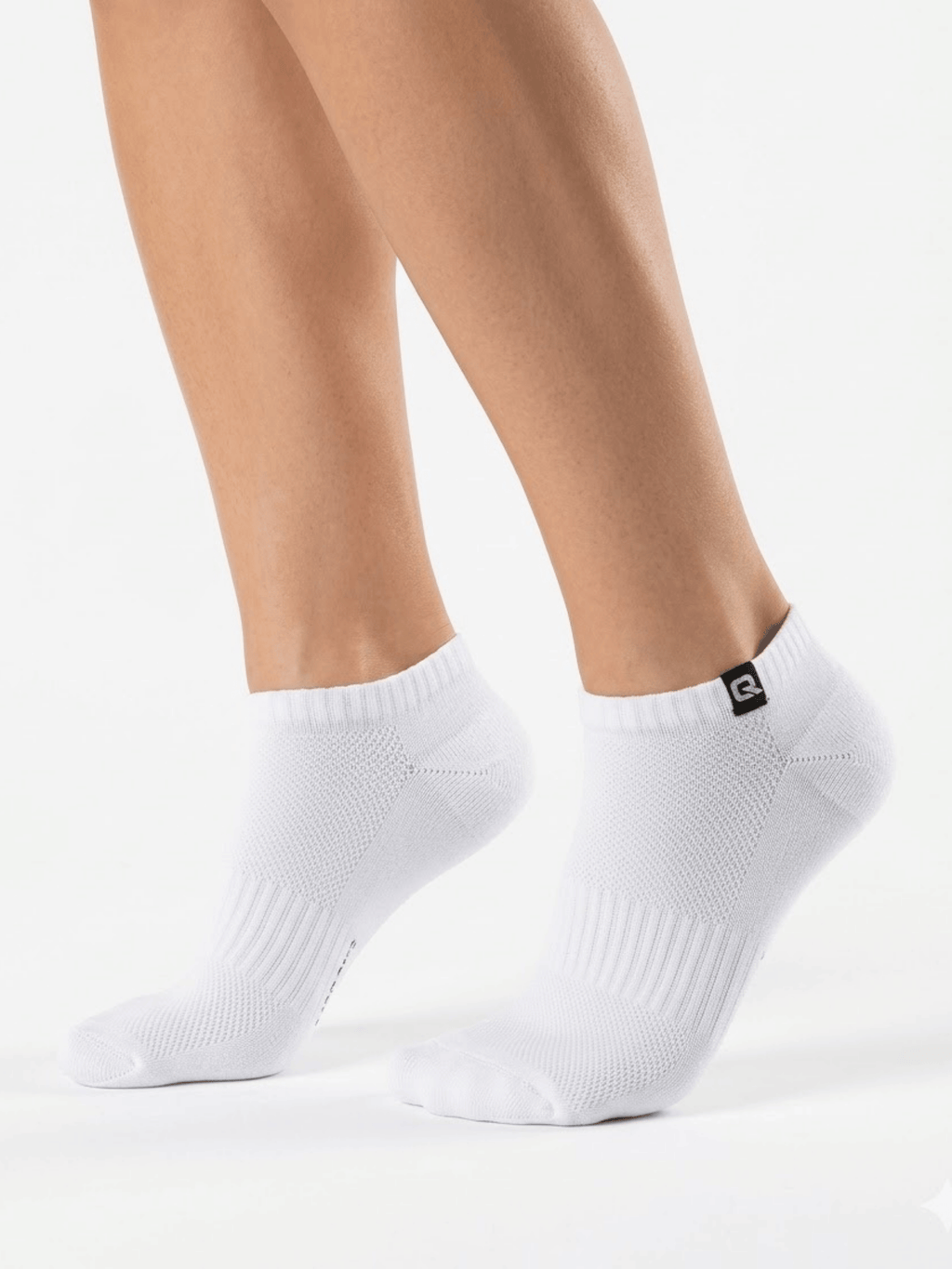 QOLONIA Sneaker Socken Damen & Herren (6er Pack) – Gepolsterte Kurzsocken aus Bio-Baumwolle