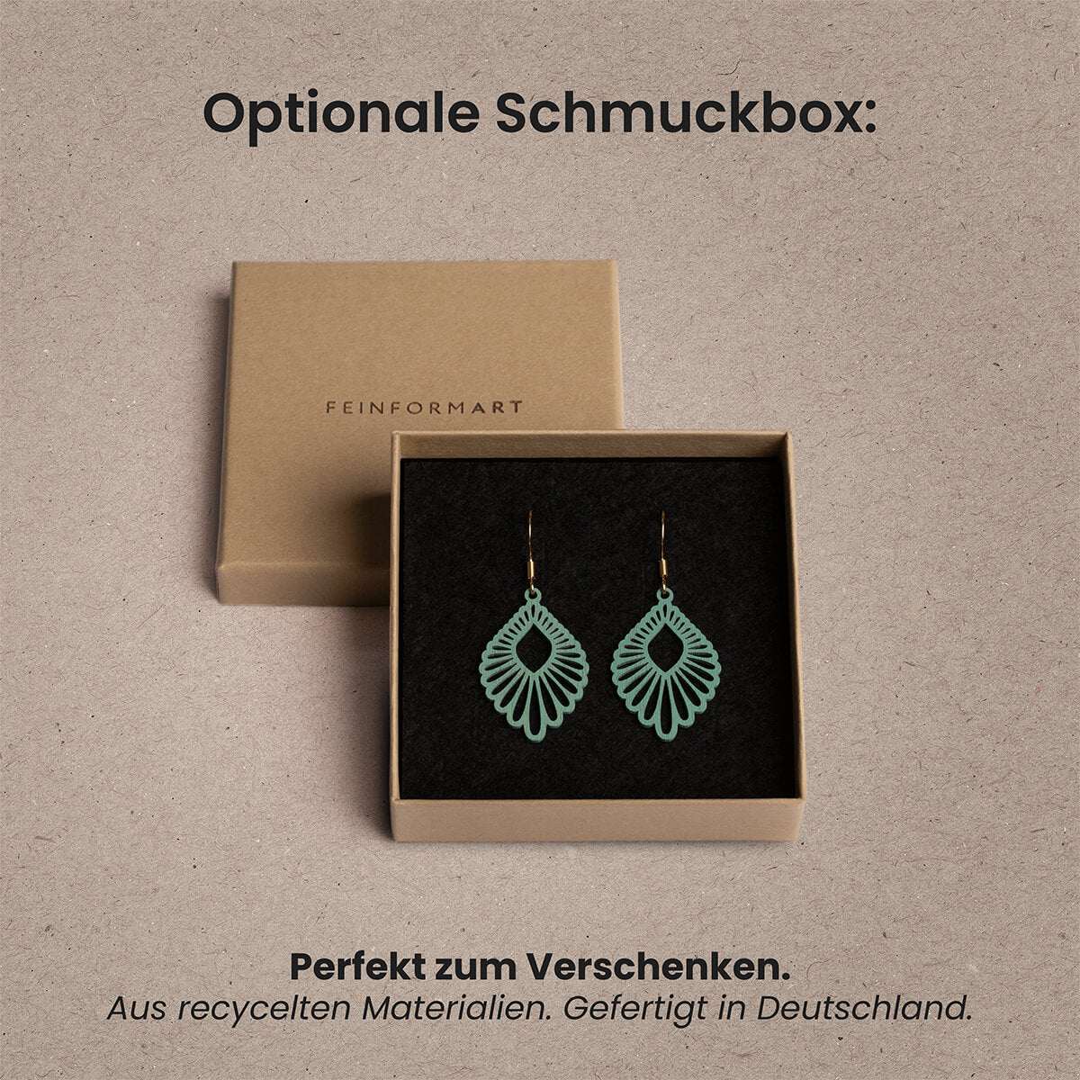 Ohrringe / Ohrhänger aus Holz | Flower