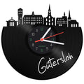 Wanduhr aus Vinyl Skyline Gütersloh