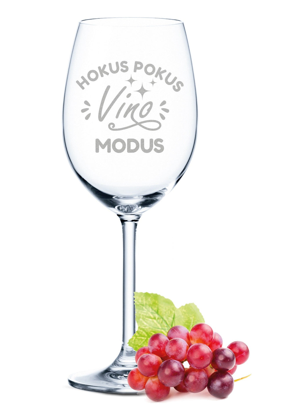 Leonardo Weinglas mit Gravur - "Hokus Pokus Vino Modus"