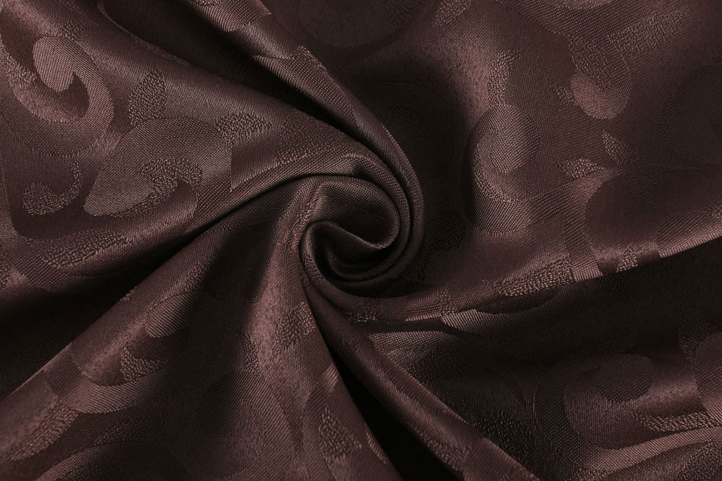 Halley Damast Gardinen Set, 5 Teile, eingenähtes Kräuselband bewährte Jacquard Qualität, blickdicht 20108