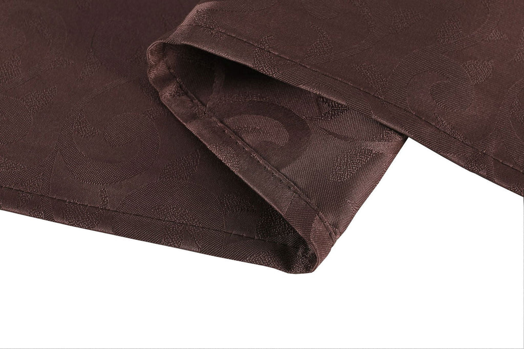 Halley Damast Gardinen Set, 5 Teile, eingenähtes Kräuselband bewährte Jacquard Qualität, blickdicht 20108