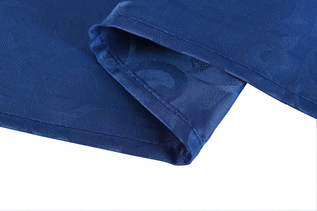 Halley Damast Gardinen Set, 5 Teile, eingenähtes Kräuselband bewährte Jacquard Qualität, blickdicht 20108