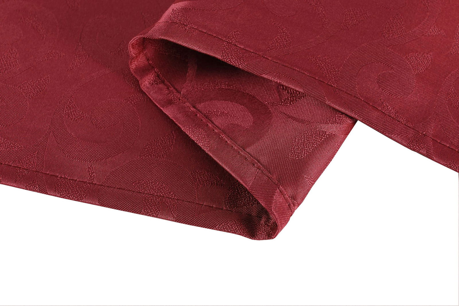 Halley Damast Gardinen Set, 5 Teile, eingenähtes Kräuselband bewährte Jacquard Qualität, blickdicht 20108