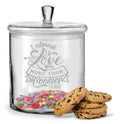Leonardo Keksglas mit Gravur "I almost Love you more than Cookies"