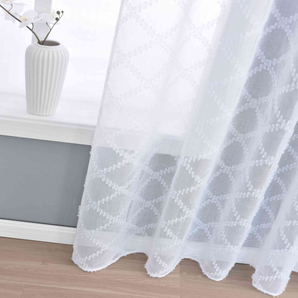 2er Set Gardine »VALENCIA« Multiband Aufhängung Scherli Transparent Leinen-Optik 2023400-408S-2