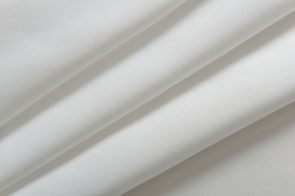 Doppel Raffrollo Palma Microsatin matt Voile Faltgardinen Faltrollo Schlaufenrollo mit Universalgardinenband 20410