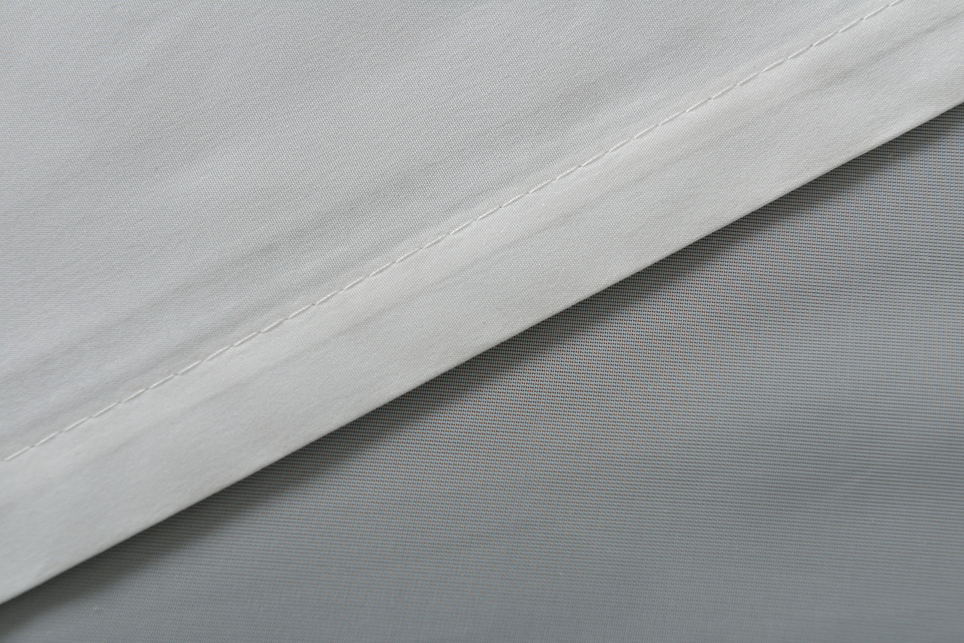 Doppel Raffrollo Palma Microsatin matt Voile Faltgardinen Faltrollo Schlaufenrollo mit Universalgardinenband 20410