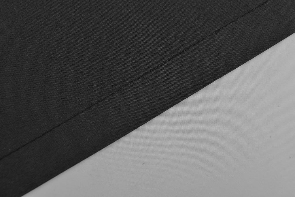 Doppel Raffrollo Palma Microsatin matt Voile Faltgardinen Faltrollo Schlaufenrollo mit Universalgardinenband 20410