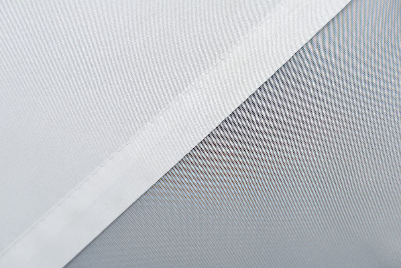 Doppel Raffrollo Palma Microsatin matt Voile Faltgardinen Faltrollo Schlaufenrollo mit Universalgardinenband 20410