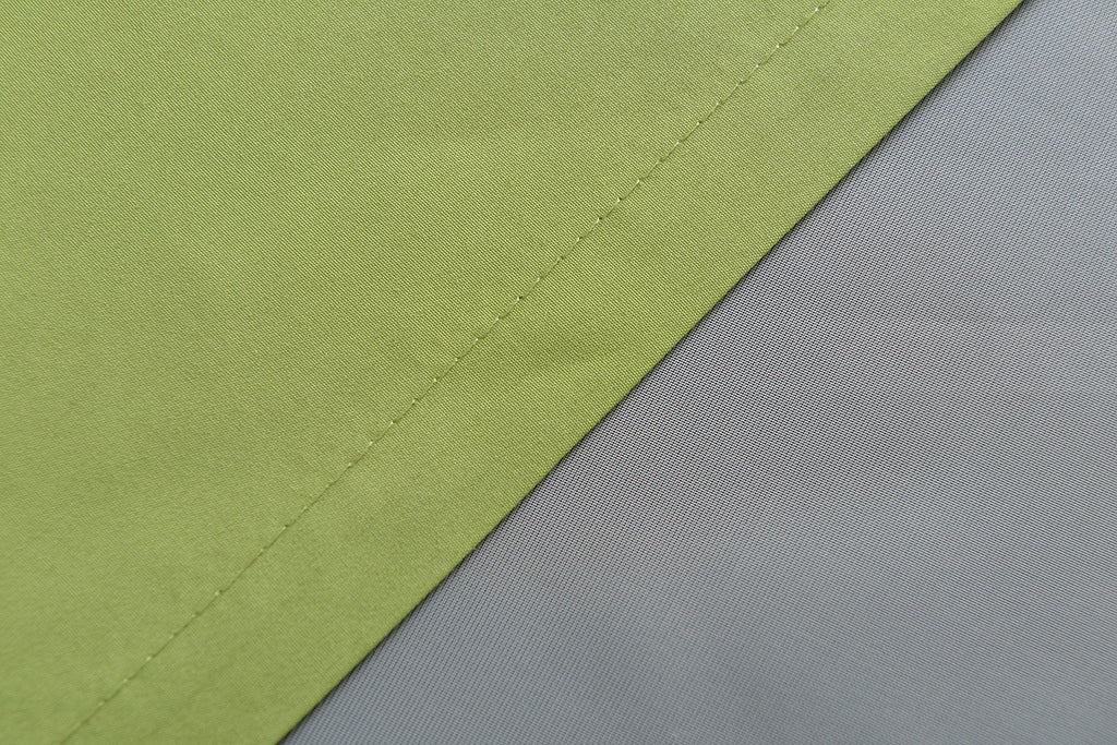 Doppel Raffrollo Palma Microsatin matt Voile Faltgardinen Faltrollo Schlaufenrollo mit Universalgardinenband 20410