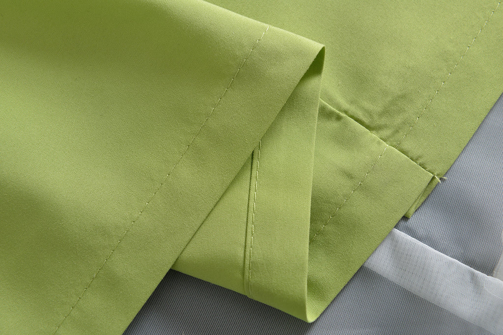 Doppel Raffrollo Palma Microsatin matt Voile Faltgardinen Faltrollo Schlaufenrollo mit Universalgardinenband 20410