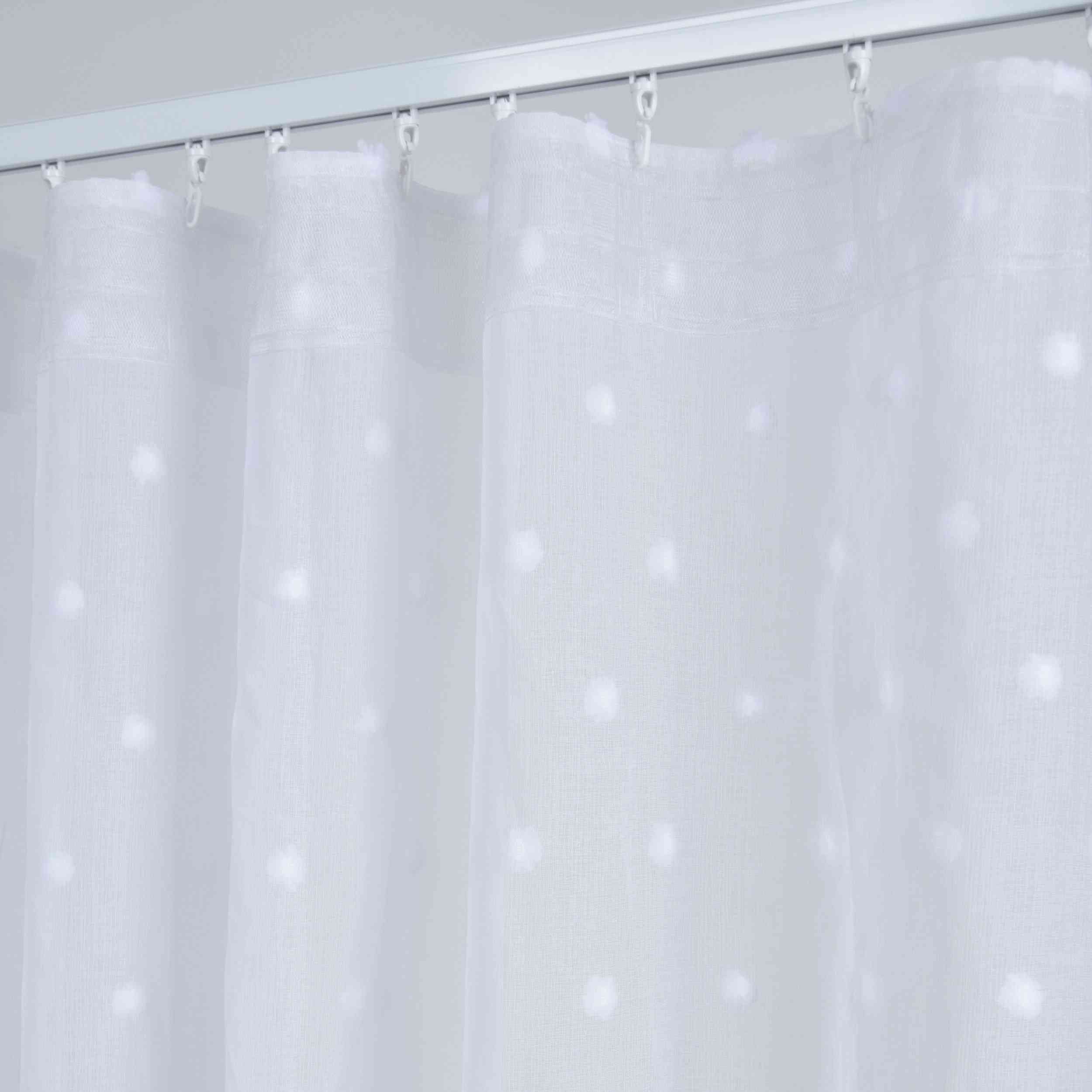 2er Set Gardine »VALENCIA« Multiband Aufhängung Scherli Transparent Leinen-Optik 2023400-408S-2