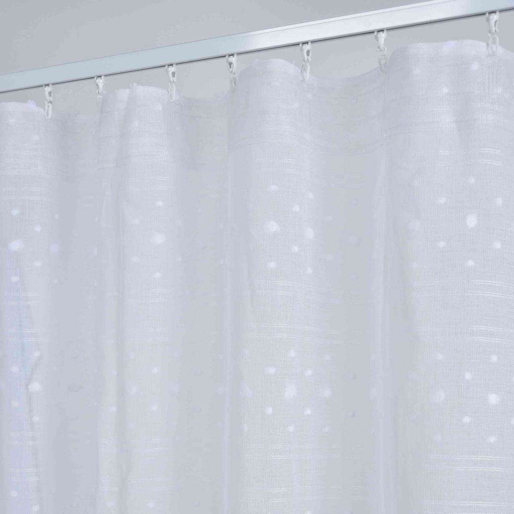 2er Set Gardine »VALENCIA« Multiband Aufhängung Scherli Transparent Leinen-Optik 2023400-408S-2