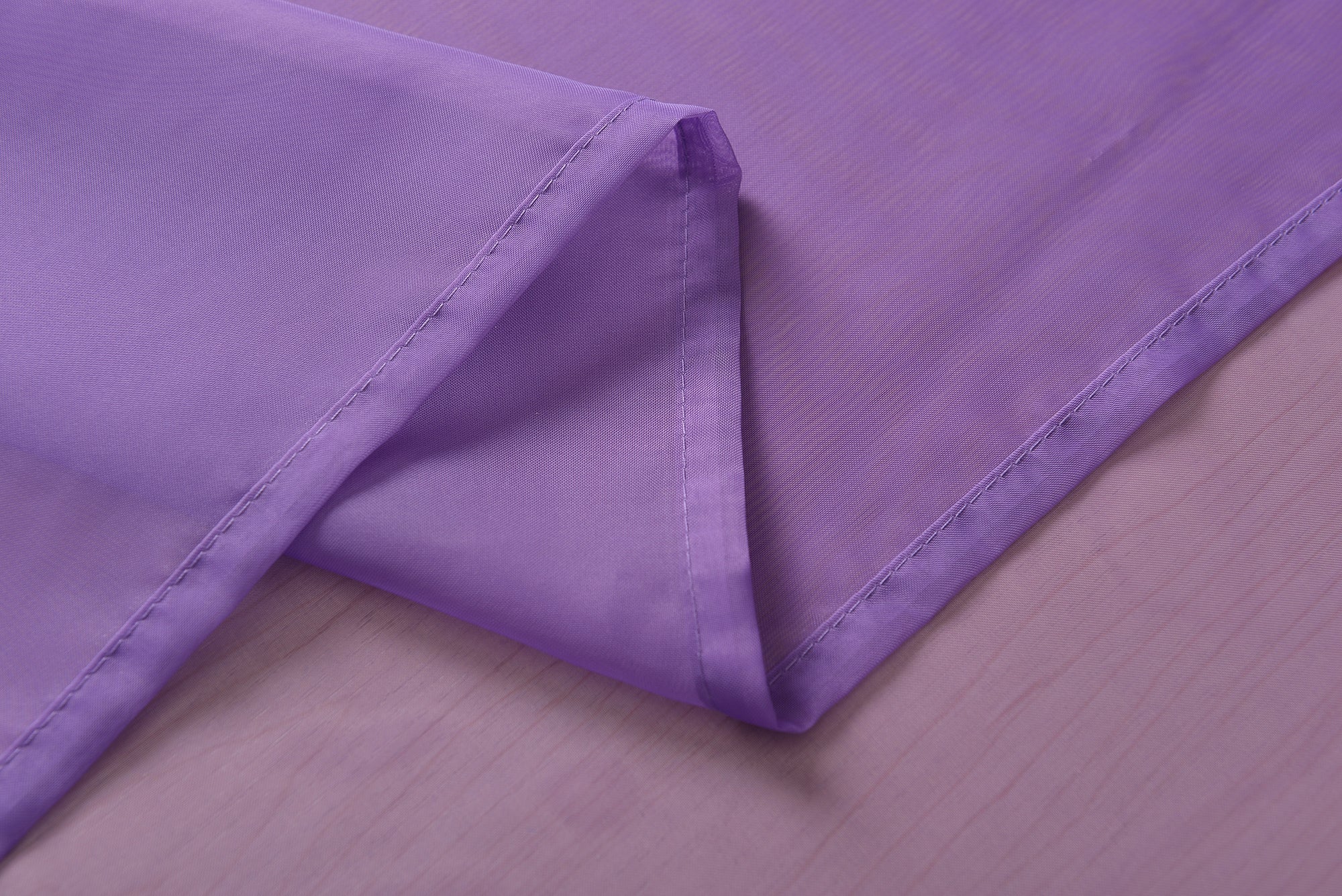 2er-Pack Ösen Gardinen Transparent Vorhang Set Wohnzimmer Voile Ösenvorhang Bleibandabschluß 203322
