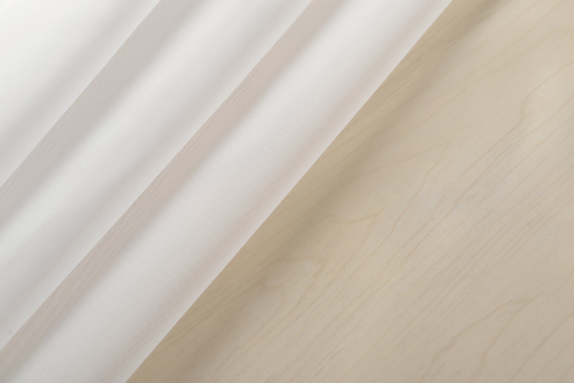 2er-Pack Ösen Gardinen Transparent Vorhang Set Wohnzimmer Voile Ösenvorhang Bleibandabschluß 203322