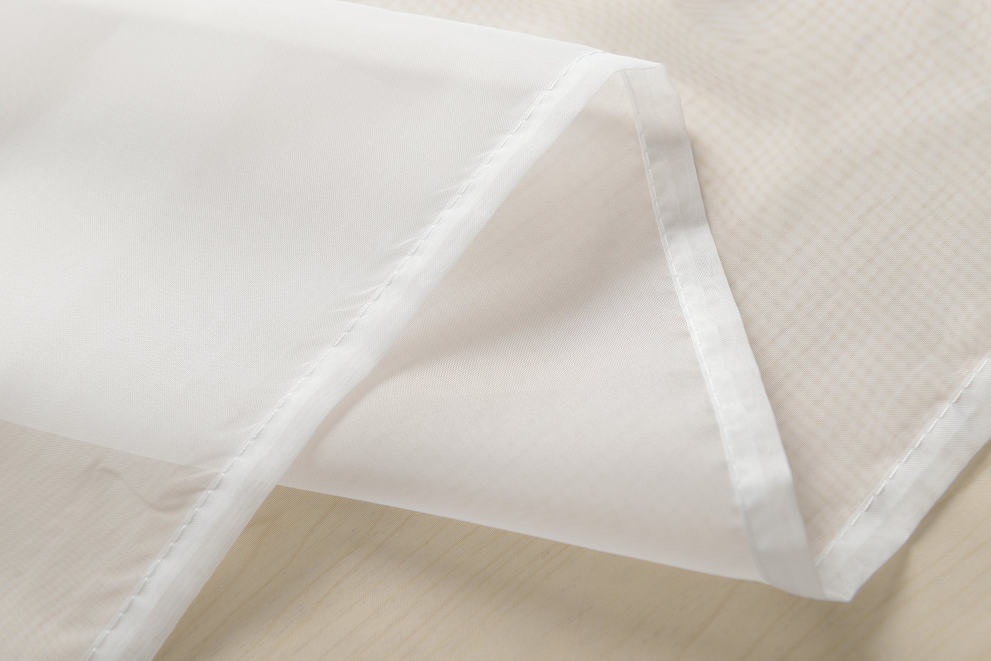 2er-Pack Ösen Gardinen Transparent Vorhang Set Wohnzimmer Voile Ösenvorhang Bleibandabschluß 203322