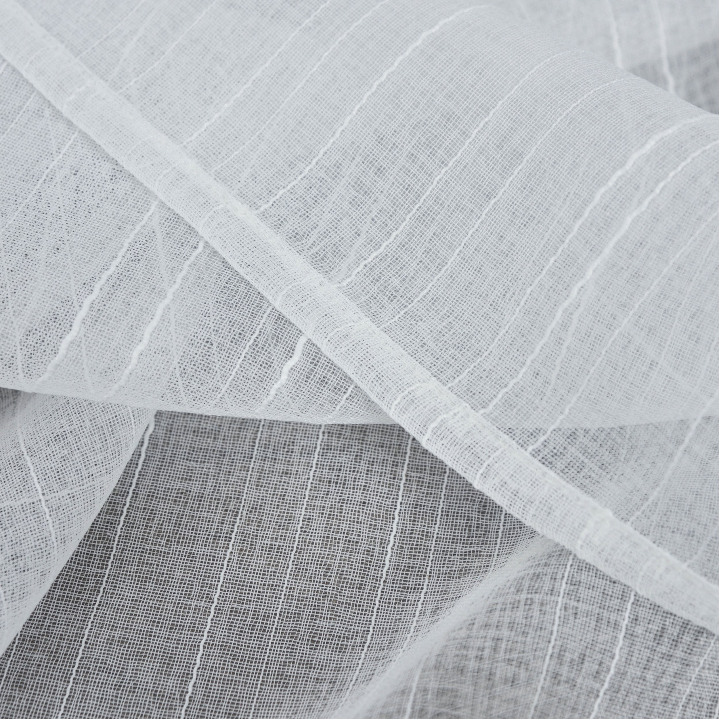 Gardine »Dresden« Ösen HxB 245x135 cm Natur Raffhalter filigran leicht modern elegant Linienmuster 202440