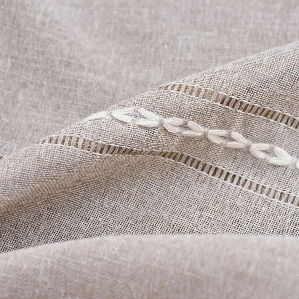 Halbtransparente Schiebegardine mit Paneelwagen »Leipzig« Kettenmuster lichtdurchlässig elegante Struktur  202450P