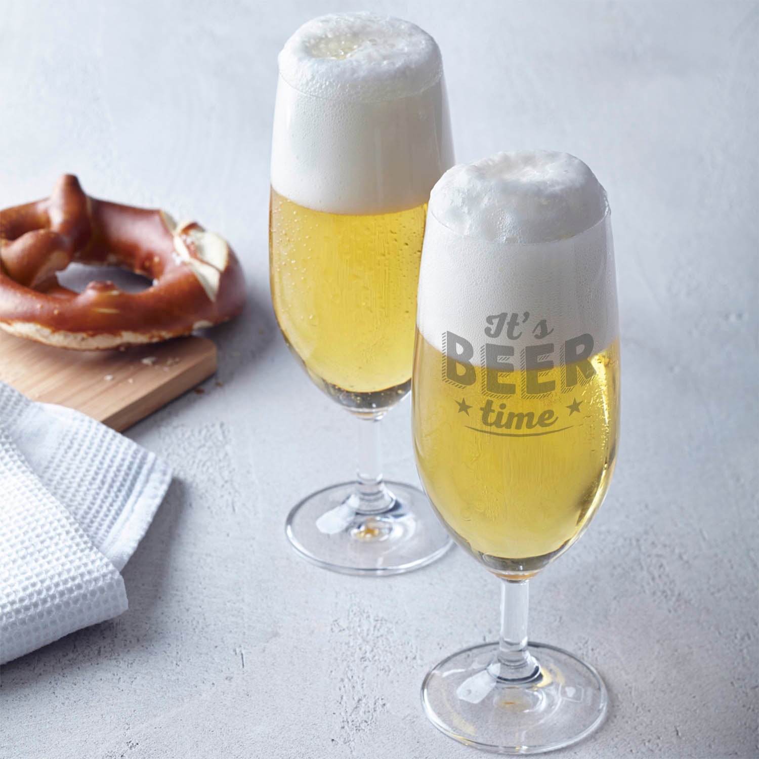 Leonardo Bierglas mit Gravur "It's Beer time"