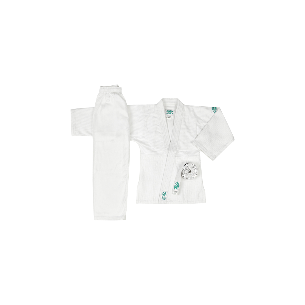 Green Hill Judoanzug CLUB 450 g/m² rundes Logo
