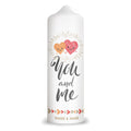 Große Kerze "You and Me" mit Namen für Paare