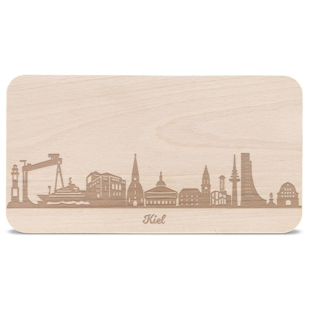 Frühstücksbrettchen Skyline Kiel