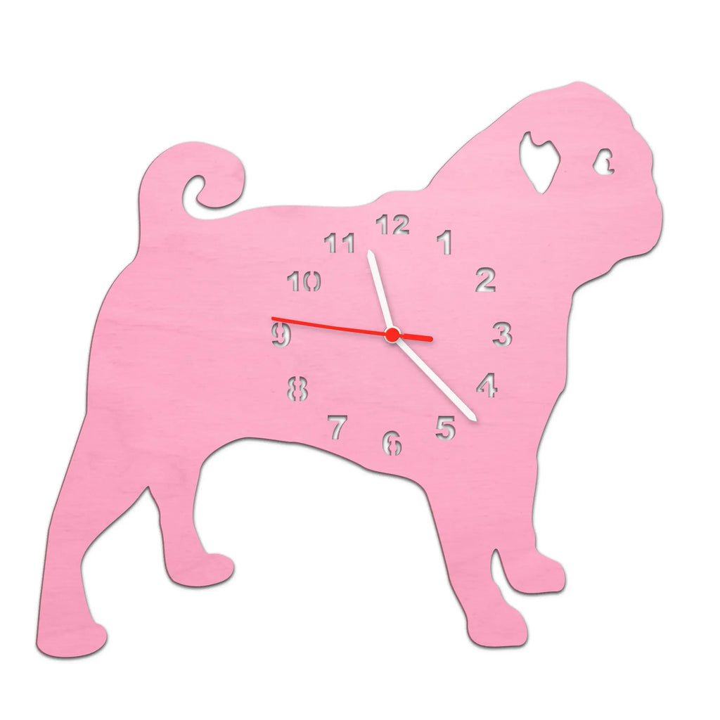 Kinder Wanduhr im Hunde Design