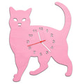 Kinder Wanduhr im Katzen Design