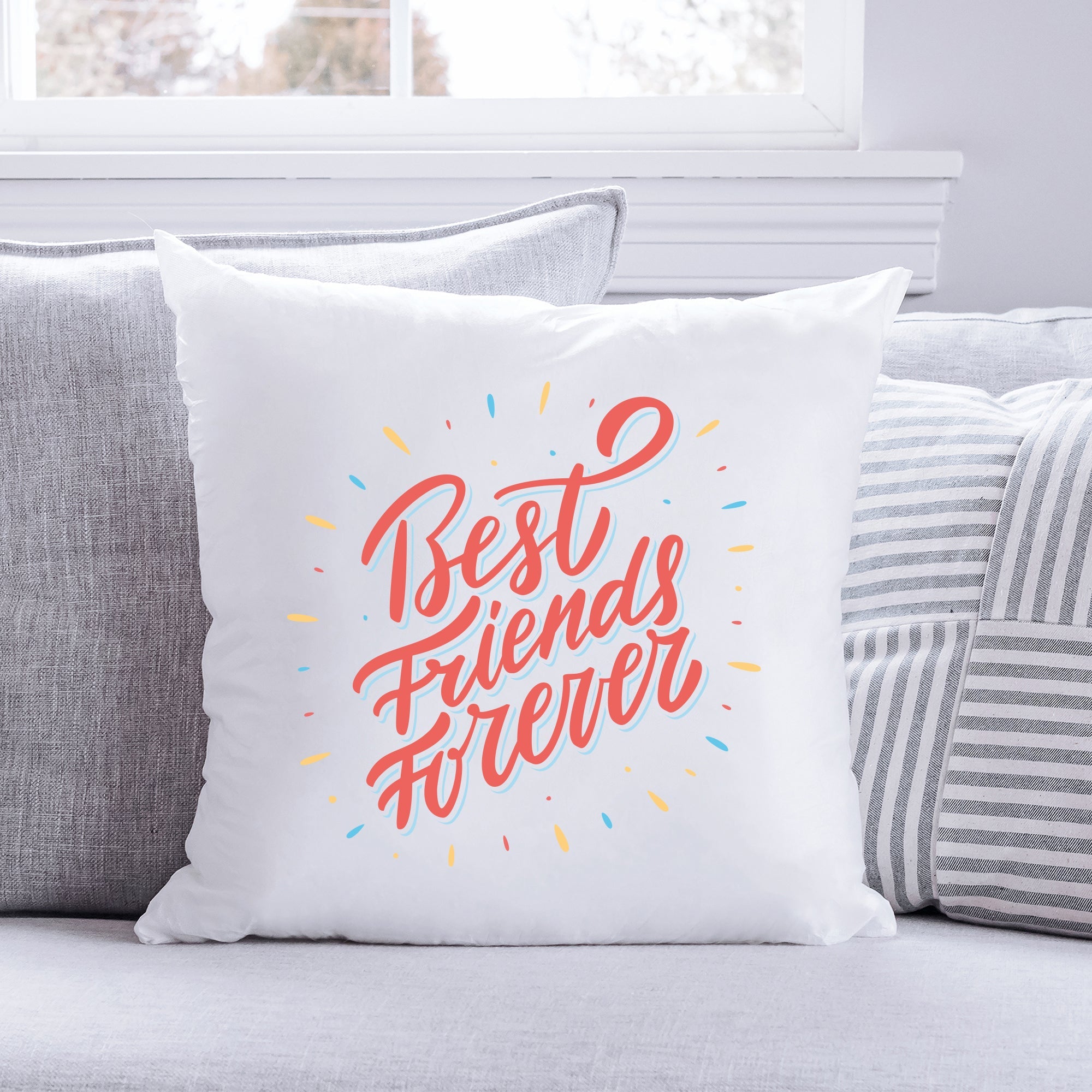 Kissen mit Spruch Best Friends Forever