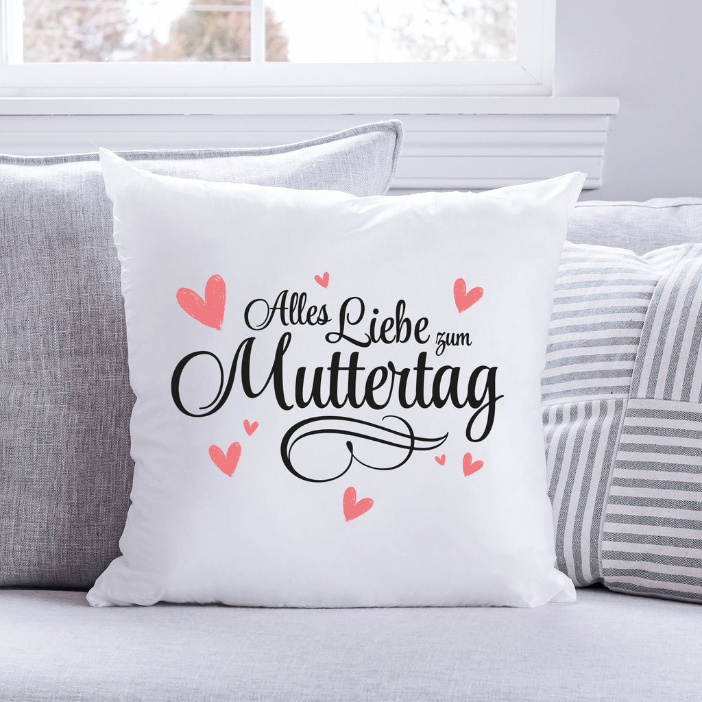 Kissen mit Spruch Alles Liebe zum Muttertag