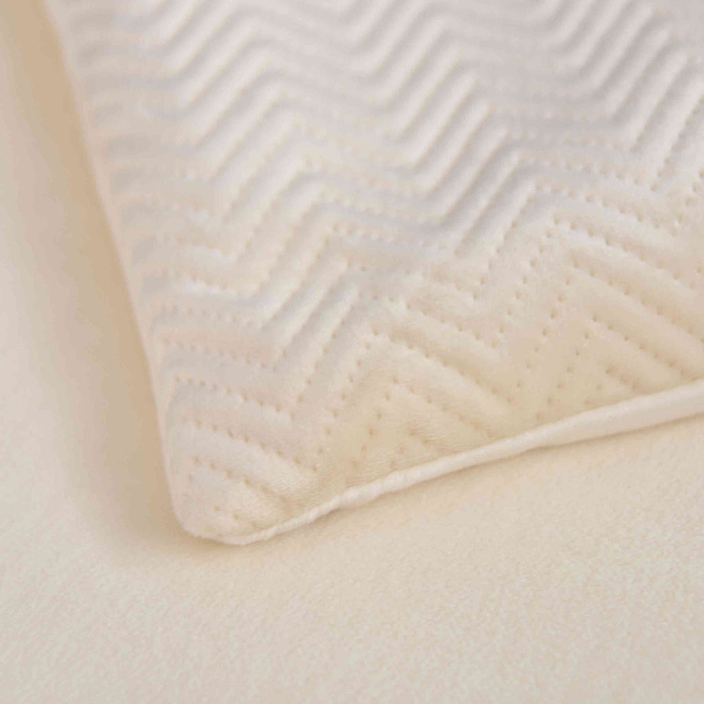 Kissen Dekokissen Jacquard »GRETA« mit Fischgrät-Design pflegeleicht Reißverschluss weiche 320g Füllung - Vielfältige Farbauswahl 2023510