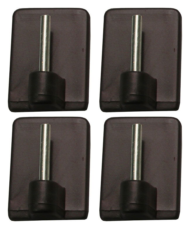 Klebeplatten für Vitragestangen, 4 Stück  121
