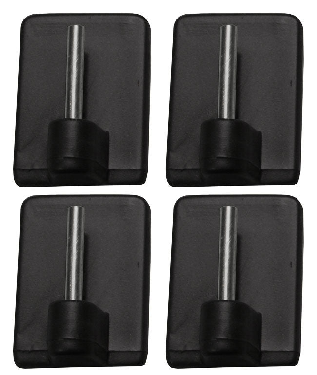 Klebeplatten für Vitragestangen, 4 Stück  121
