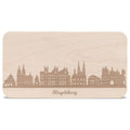 Frühstücksbrettchen Skyline Magdeburg