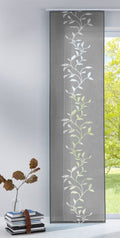 Moderner Flächenvorhang Raumtrenner Schiebegardine »TENDRIL« aus hochwertigem Ausbrenner-Stoff mit Paneelwagen 85611