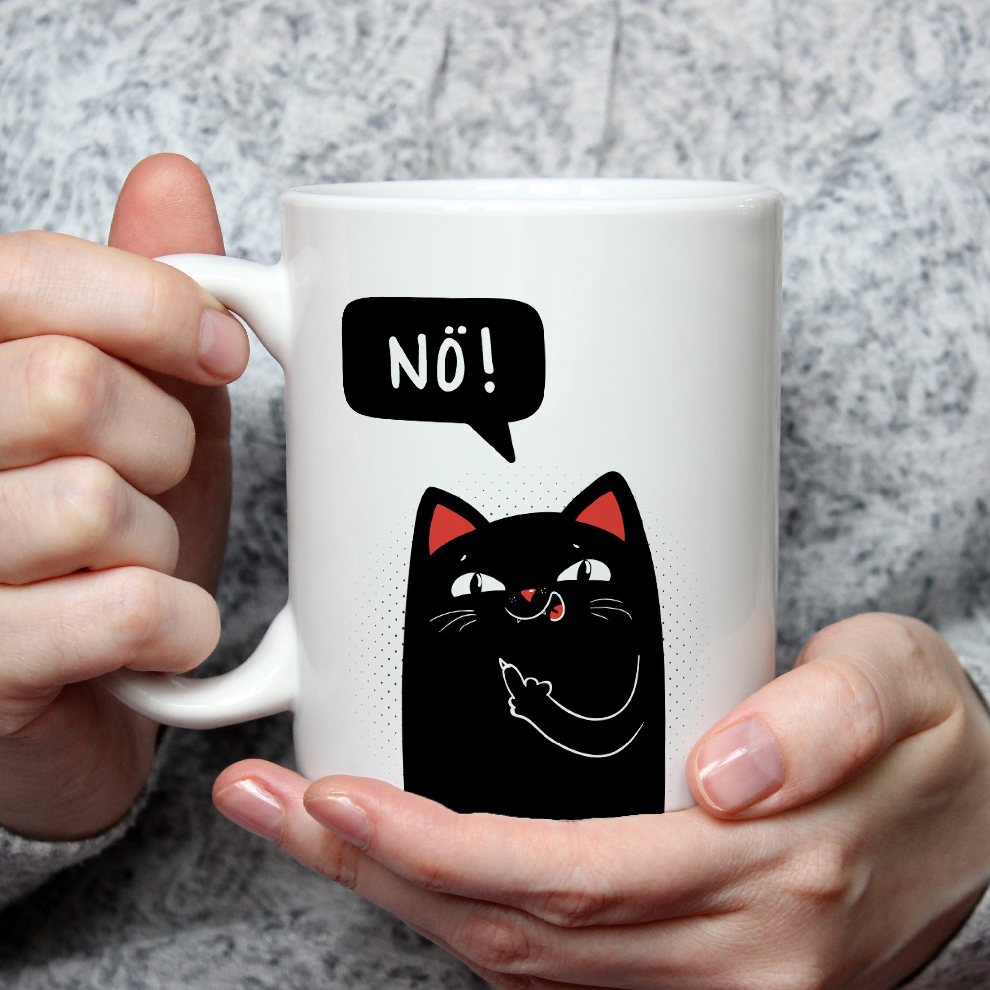 Bedruckte Tasse mit Spruch NÖ!