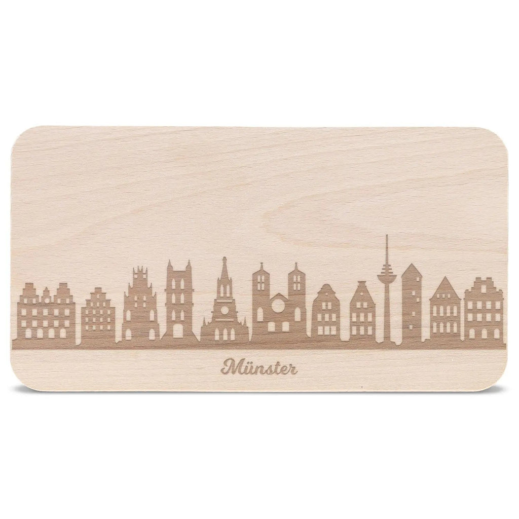 Frühstücksbrettchen Skyline Münster