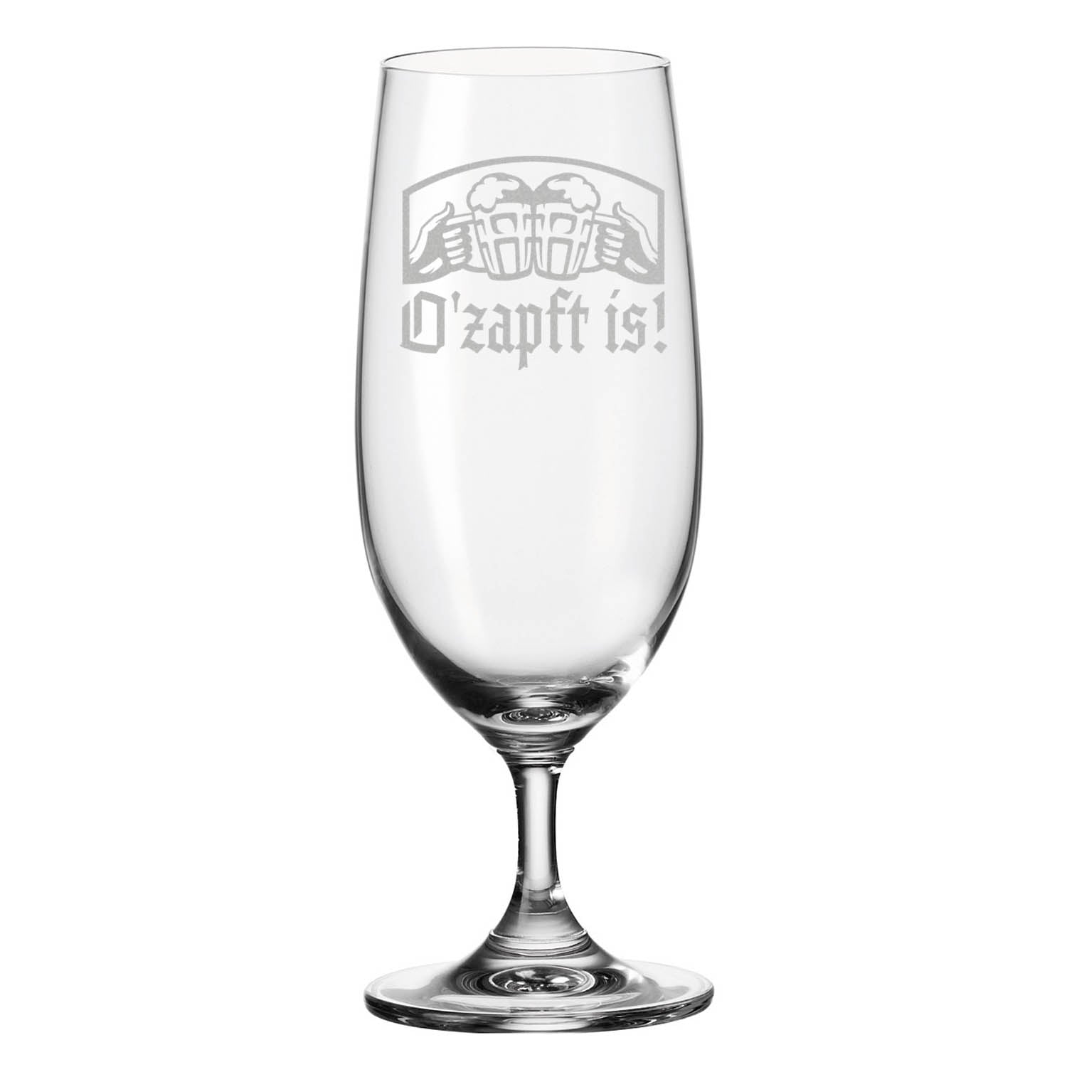 Leonardo Bierglas mit Gravur "O'zapft is!"