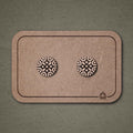 Ohrstecker aus Holz | Mandala N°2