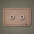 Ohrstecker aus Holz | Stern N°3